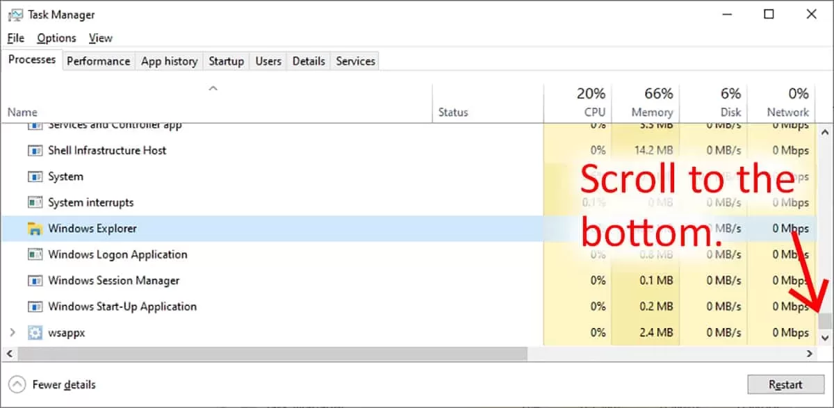 This instance of windows explorer