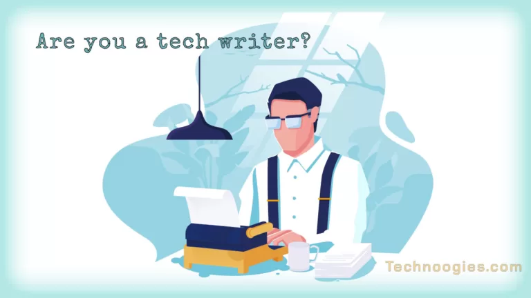 Are you a tech writer?